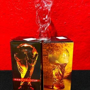 FIFA World Cup trophy beer glass
